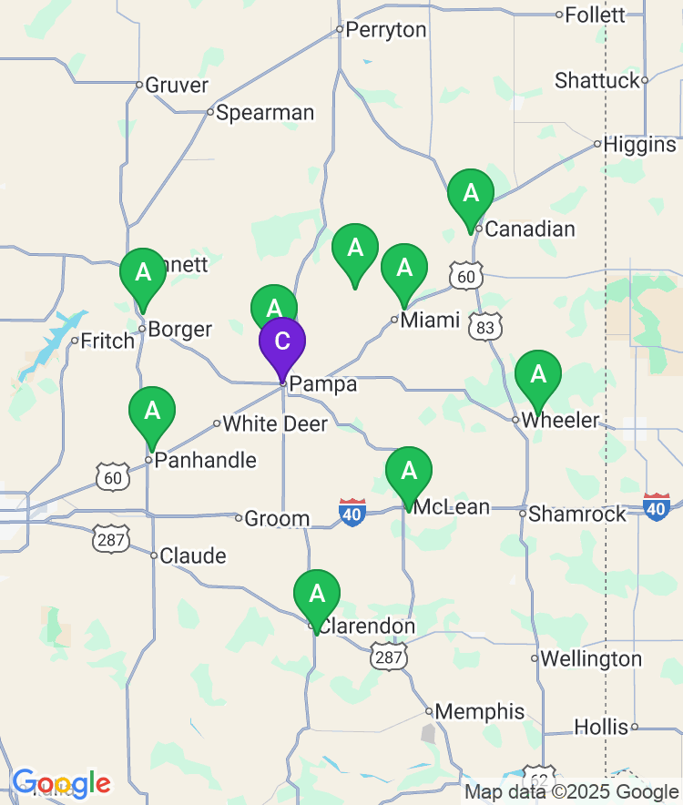 Pampa Available Airport Options